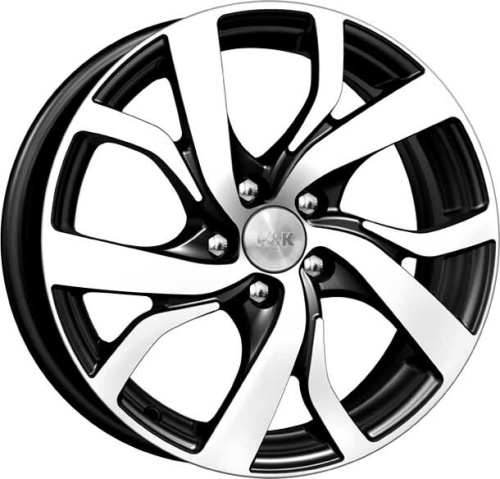 K&K Палермо 6,5x16 5*100 Et:42 Dia:57,1 алмаз черный