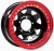 Off-Road-Wheels Black 8x16 5*150 Et:-14 Dia:112 черный с бедлоком (красный)