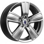 K&K да Винчи 7x16 5*108 Et:43 Dia:67,1 блэк платинум