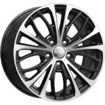 K&K КС873 7,5x17 5*114,3 Et:45 Dia:60,1 алмаз черный