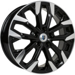 K&K Морейн 6,5x17 5*108 Et:50 Dia:63,3 алмаз чёрный