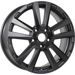 KDW KD1725 6,5x17 4*100 Et:43 Dia:60,1 Matt Black Painted