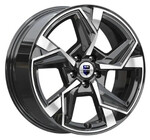 K&K Кайан (КС1012) 7,5x18 5*112 Et:46 Dia:66,6 алмаз чёрный