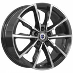 K&K Меренге 7,5x17 5*112 Et:40 Dia:66,6 алмаз чёрный