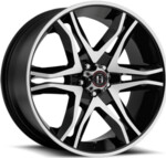 HARP Y-893 8,5x20 6*139,7 Et:15 Dia:106,1 gloss-black-machined