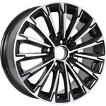 KDW KD1610 6,5x16 4*100 Et:50 Dia:60,1 Black Front Polished