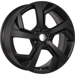 KDW KD1811 7x18 5*108 Et:33 Dia:60,1 Matt Black Painted