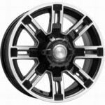 K&K Полюс 7,5x16 6*139,7 Et:30 Dia:100,1 алмаз черный